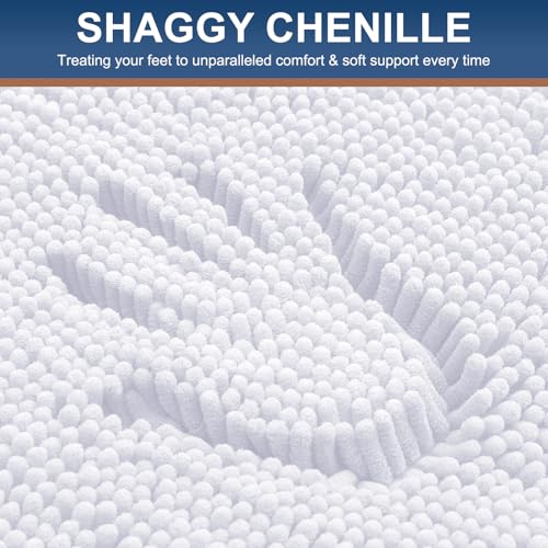 Smiry Luxury Chenille Bathroom Rugs view 3