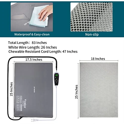 Yimobra Heated Bath Mat Bathro view 3