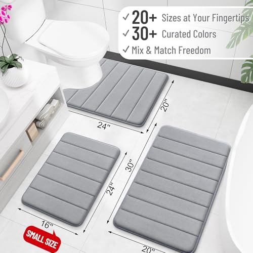 OLANLY Memory Foam Bath Mat view 2
