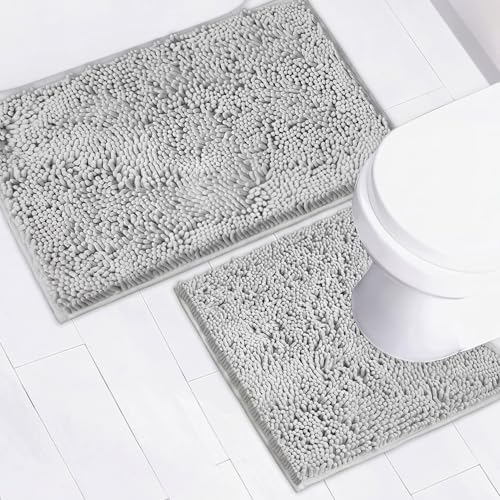 AINAHYVA Bathroom Rugs Chenille Bath