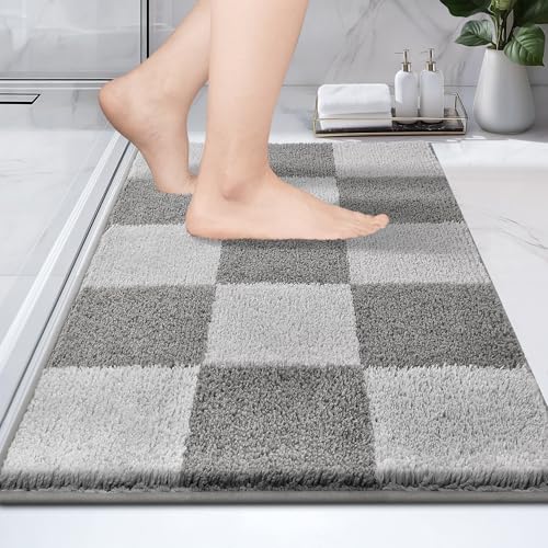 PURRUGS Bathroom Rug Non-Slip Machine