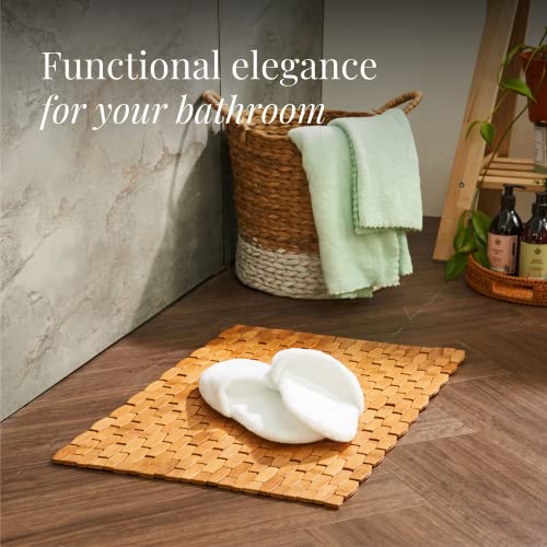 GOBAM Rollable Bamboo Bathroom Floor view 3