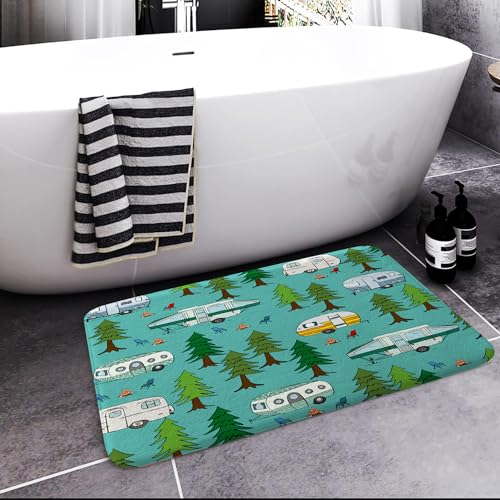Happy Camper Bath Mat for view 4