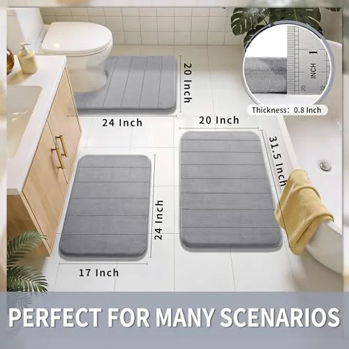 Yimobra Memory Foam Bath Mat view 2