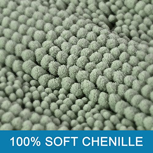 H.VERSAILTEX Sage Bathroom Rugs Bath view 3