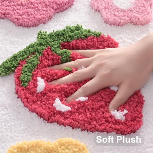 Anybar Cute Strawberry Bath Mat view 3