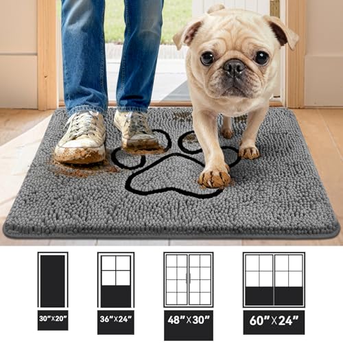 Bcoimo Super Absorbent Dog Door Mat view 2