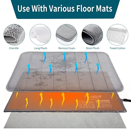 Yimobra Heated Bath Mat Bathro view 5