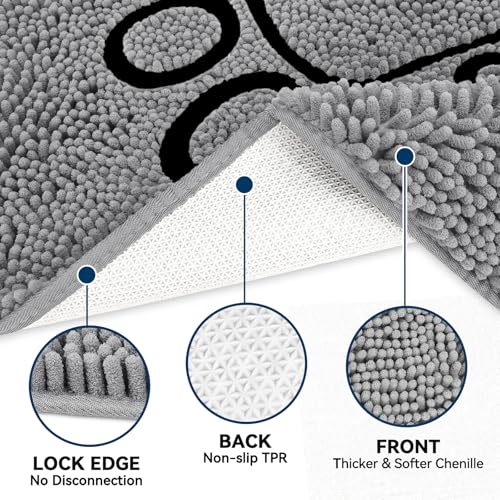 Bcoimo Super Absorbent Dog Door Mat view 3
