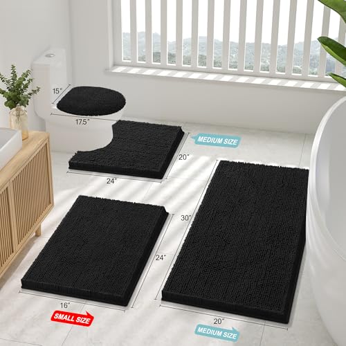 Smiry Luxury Chenille Large Bath view 3