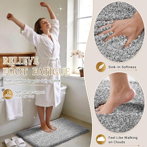 Yimobra Bathroom Rugs Non Slip view 3