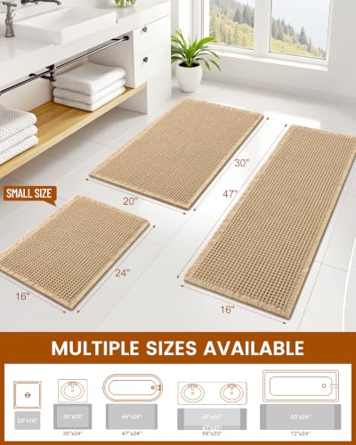 Smiry Waffle Bath Mat 30x20 view 2