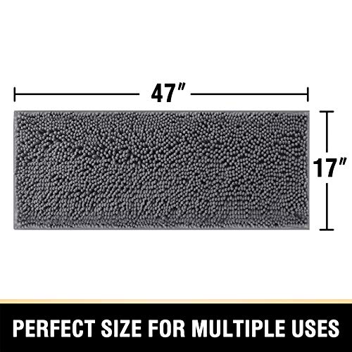 H.VERSAILTEX Chenille Bathroom Runner view 2