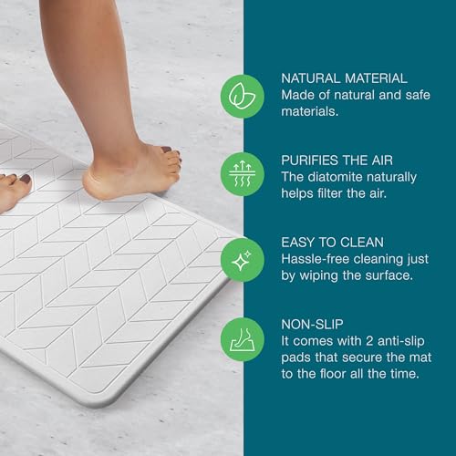 malu Diatomaceous Earth Bath Mat view 5
