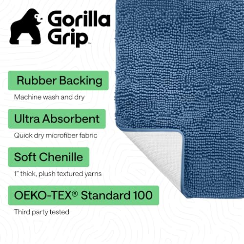 GORILLA GRIP Bath Rug Mat view 2