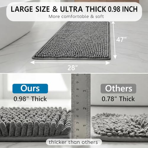 Secura Bathroom Rugs 47x28 Ultra view 2