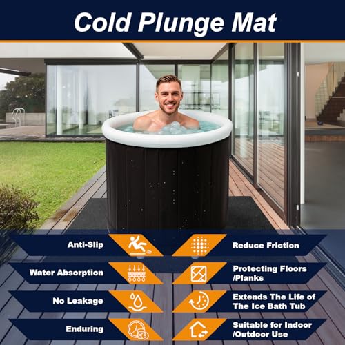 XANGNIER Cold Plunge Mat 55x55in view 2