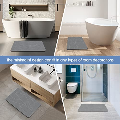 Veeloim Stone Bath Mat Diatomaceous view 5