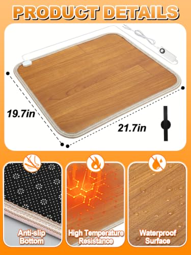 19.7x21.7in Heated Floor Mat - view 5