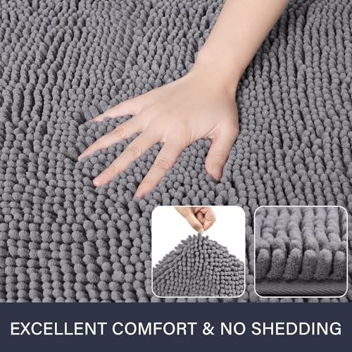 LOCHAS Luxury Bathroom Rug Shaggy view 5