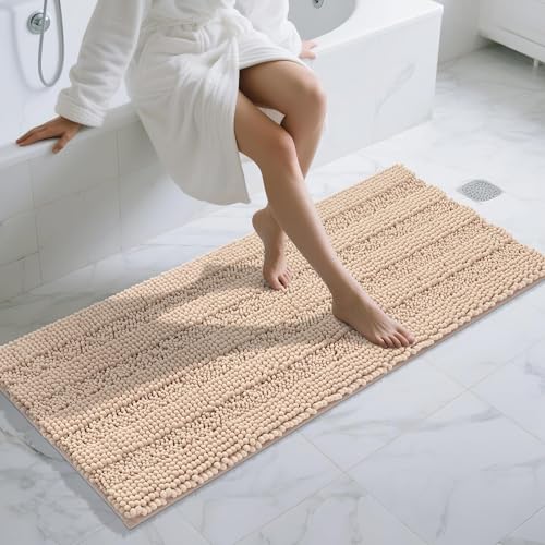 Yimobra Chenille Bathroom Runner Rug