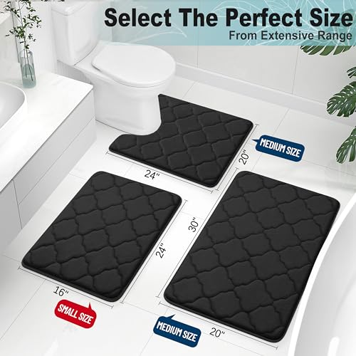 OLANLY Memory Foam Bath Mat view 2