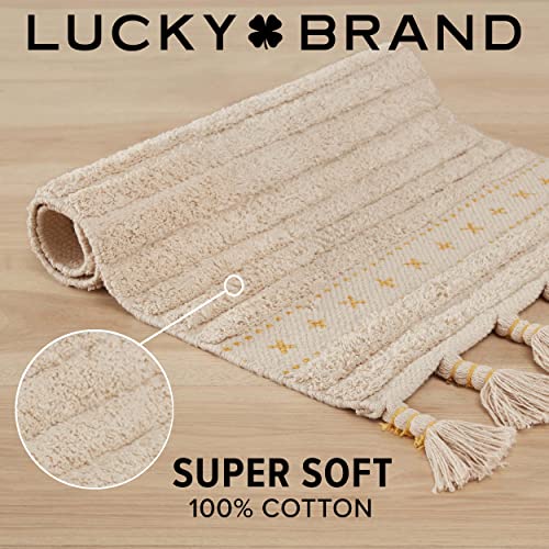 Lucky Brand Cotton Fringe Bath Rug 2-Piece Set view 3