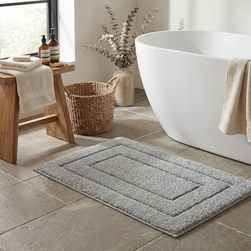 GRANNY SAYS Gray Bathroom Rugs