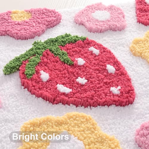 Anybar Cute Strawberry Bath Mat view 2