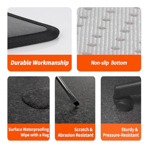 Hodeamy Heated Floor Mat Under view 5