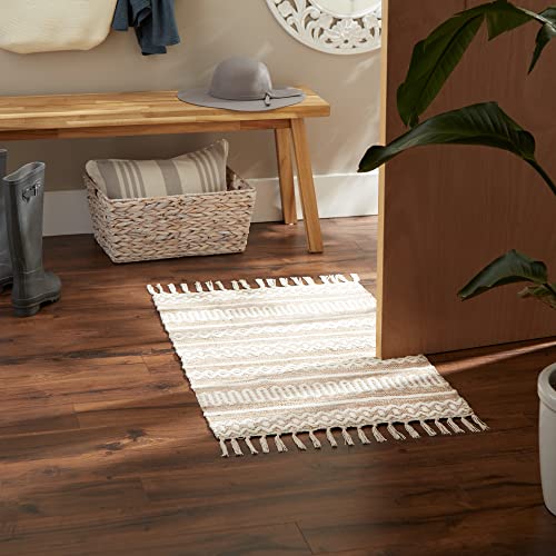 DII Chenille Stripe Woven Bath Rug view 5