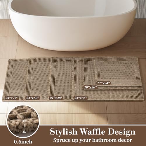RESARE Waffle Bath Mat view 5