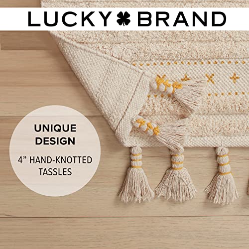 Lucky Brand Cotton Fringe Bath Rug 2-Piece Set view 4