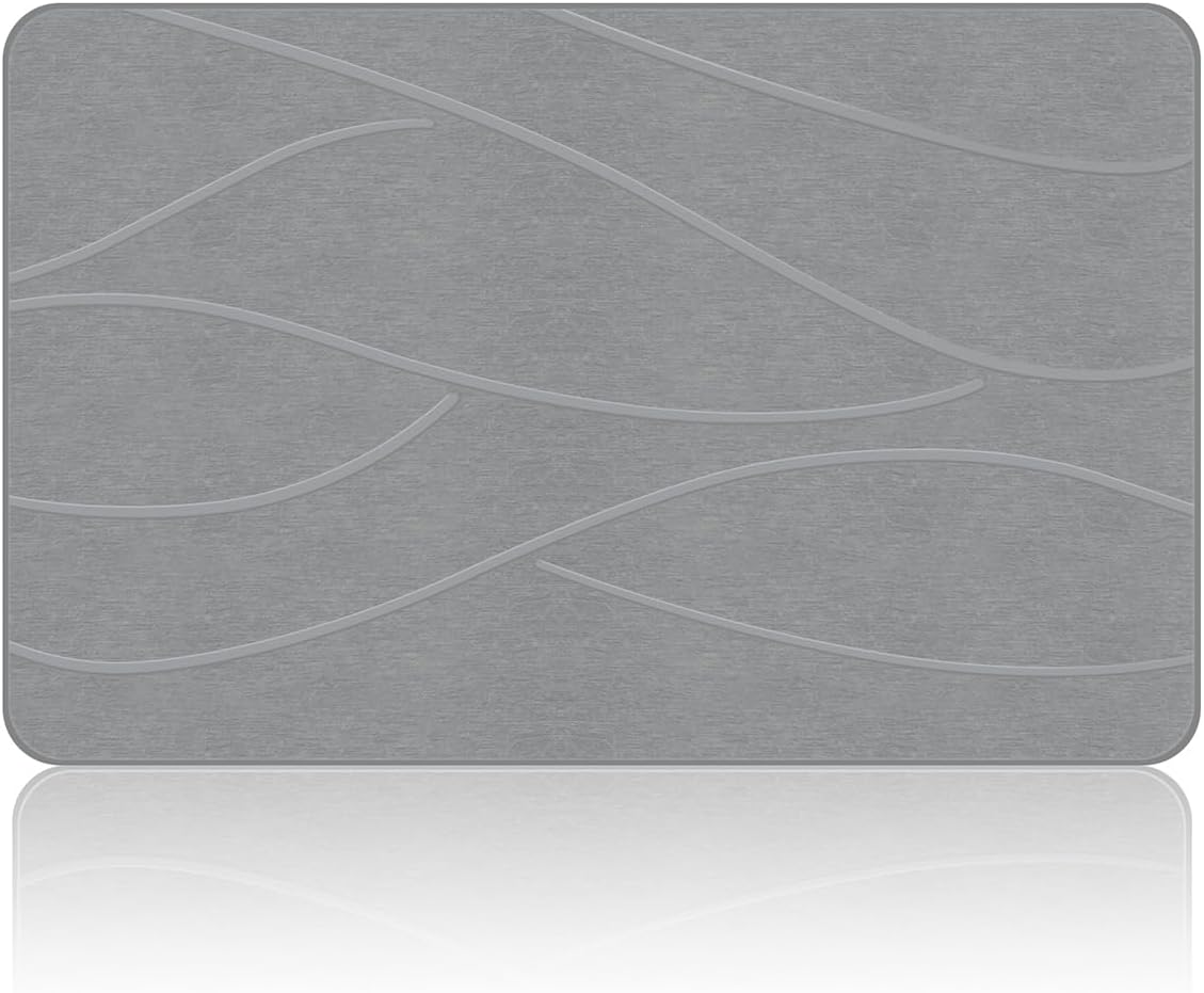 Veeloim Stone Bath Mat Diatomaceous Earth