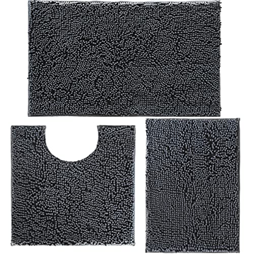 Bathroom Rugs Set Non Slip