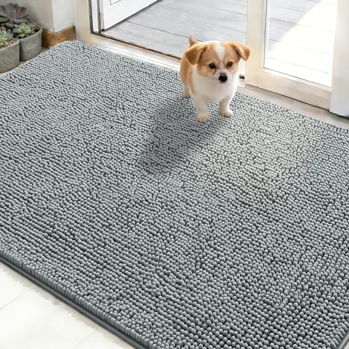 OLANLY Dog Door Mat for