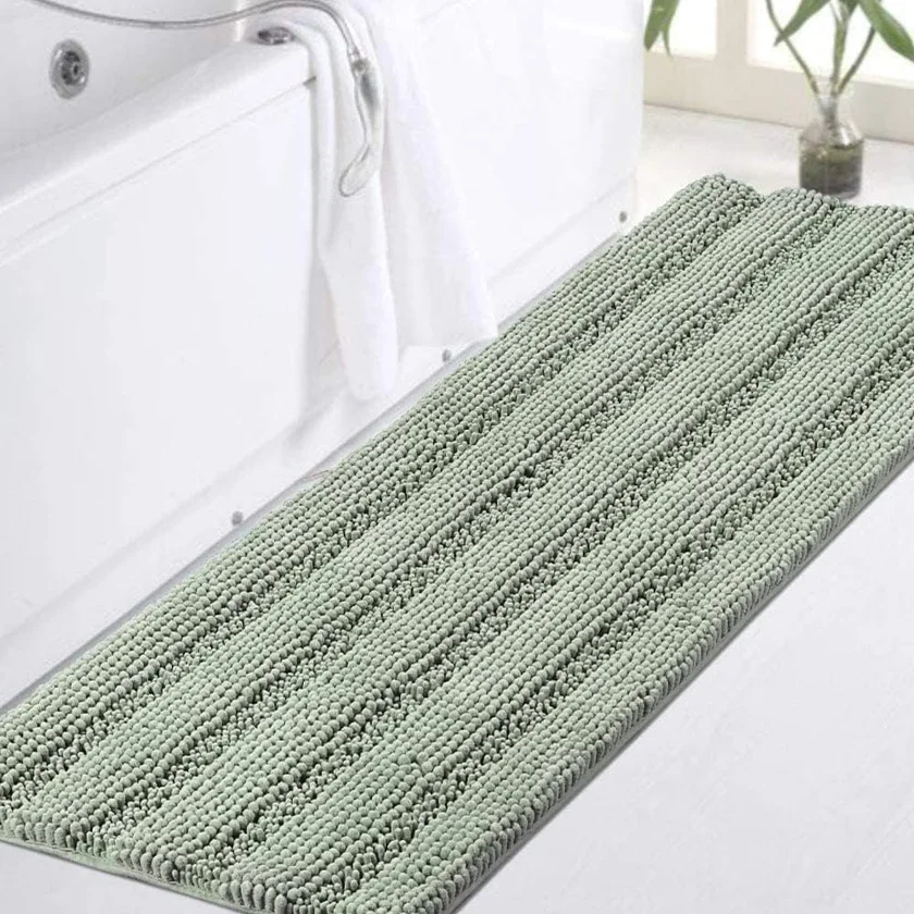Turquoize Sage Green Bathroom Runner