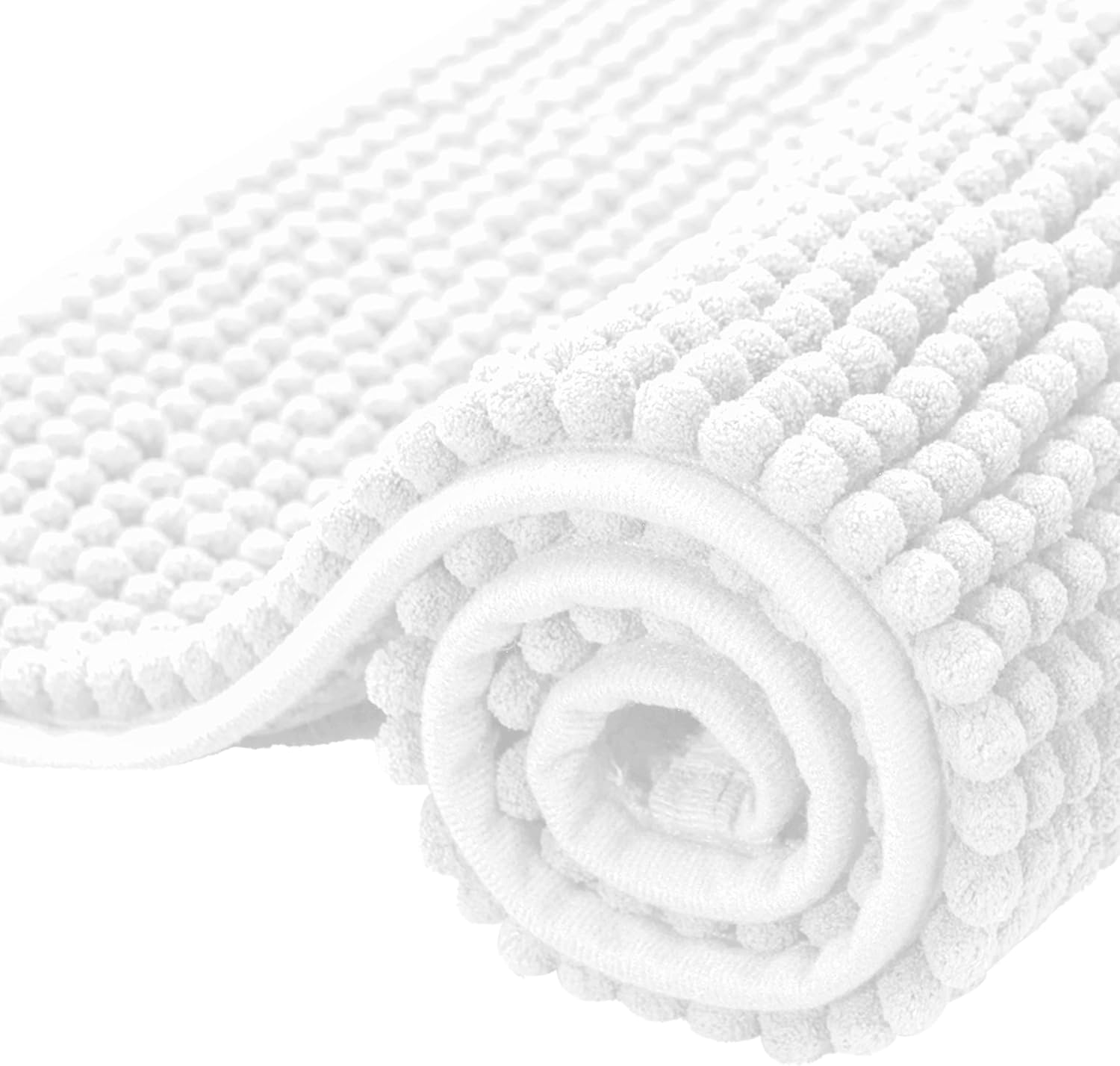 SUBRTEX Bathroom Rugs Chenille Bath