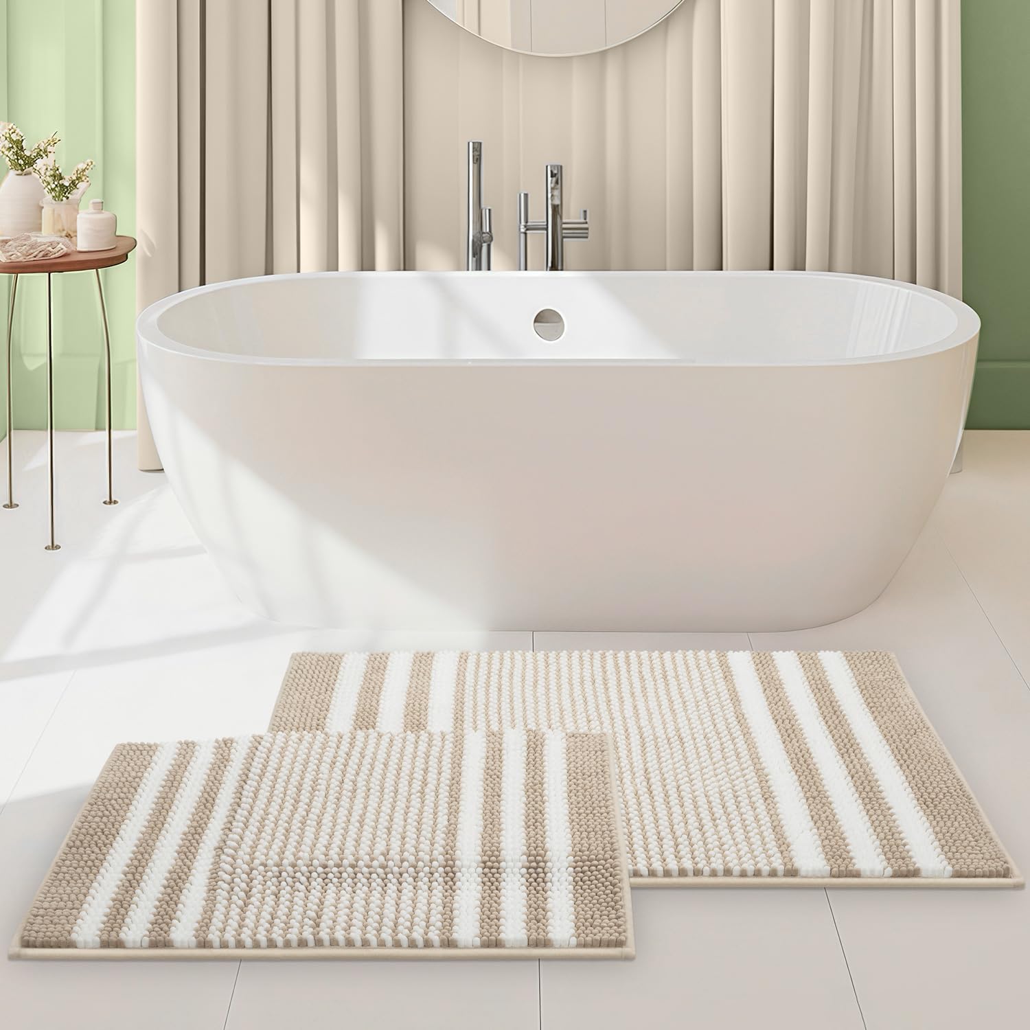 Tindbea Bathroom Rugs Set 2