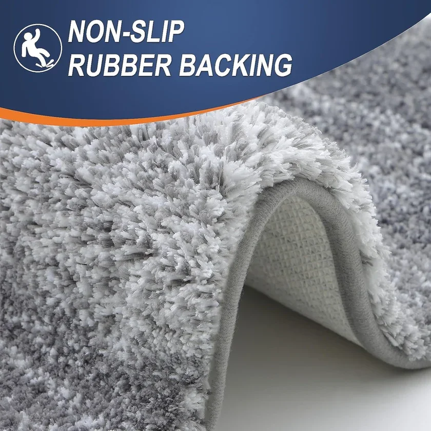 OLANLY Bathroom Rugs Mat 30x20 view 5