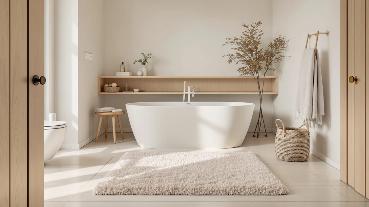 Anybar Beige Bathroom Rugs Review comparison
