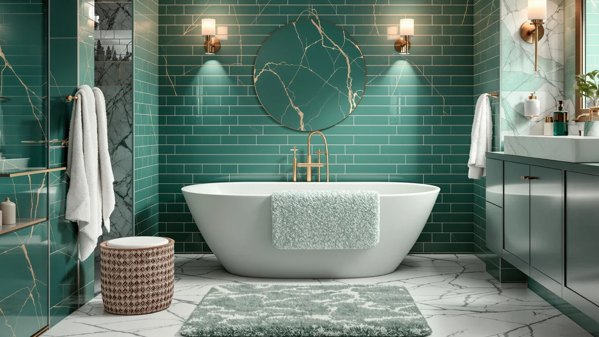 H Versailtex Sage Bathroom Rugs Review comparison