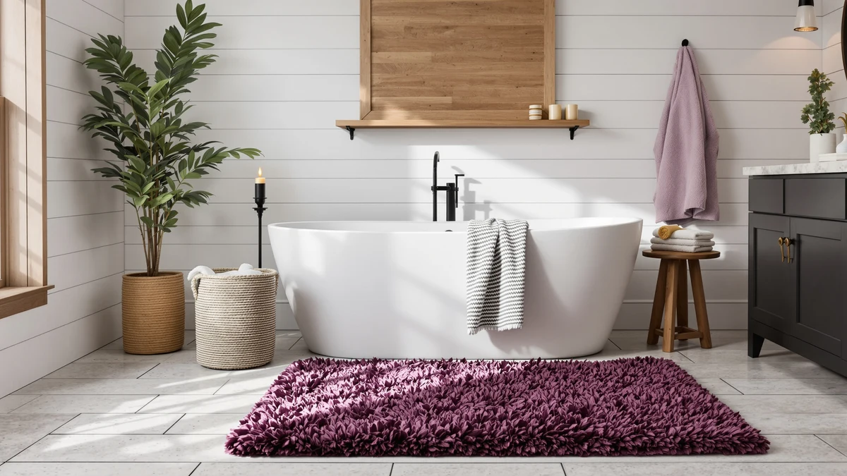Miulee Dark Purple Bathroom Review comparison