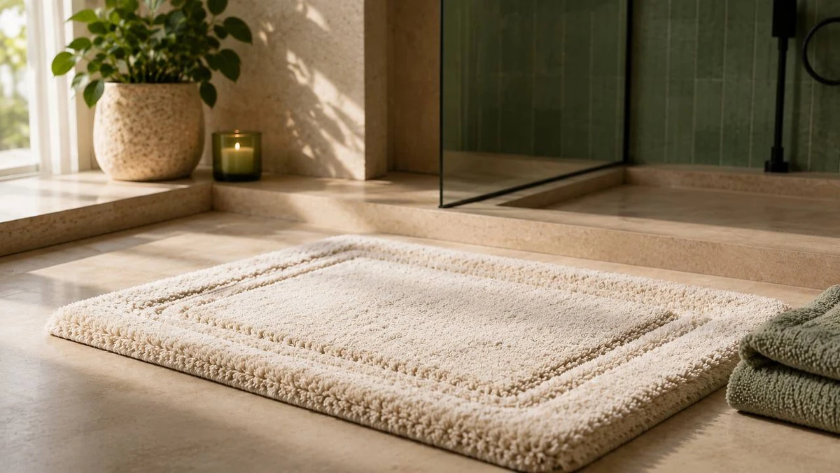 What Materials Work Best for Bathroom Rugs to Keep Them Dry and Soft comparison
