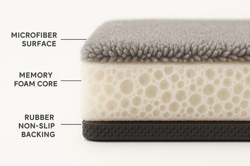 Memory Foam Bath Rug